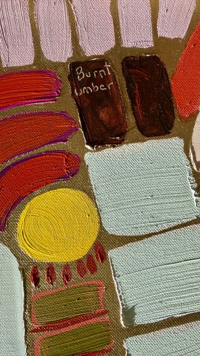 Pictura Terra Cotta - Detaliu