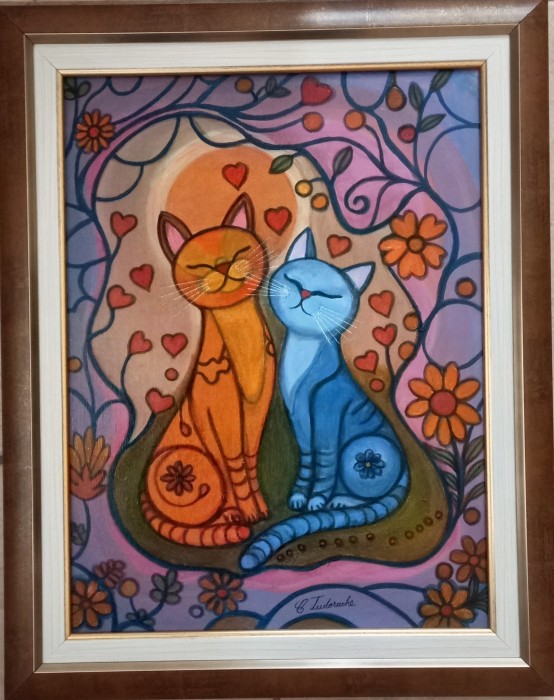 Pictura Pisici Indragostite