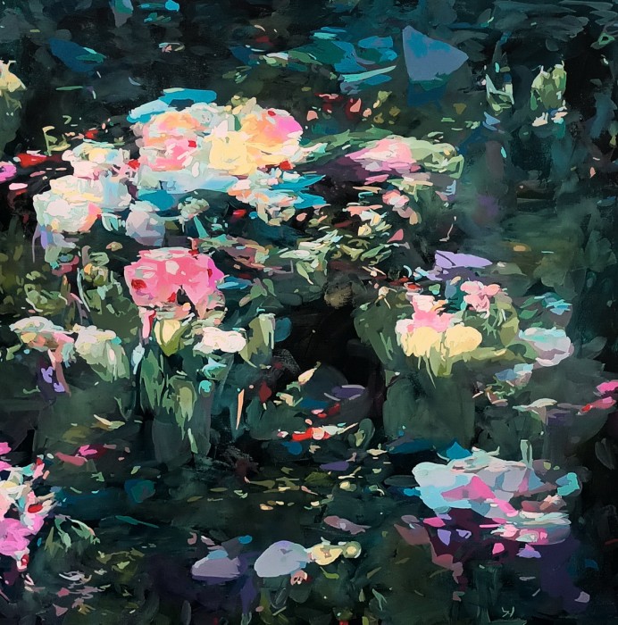 Pictura O Gradina Cu Flori