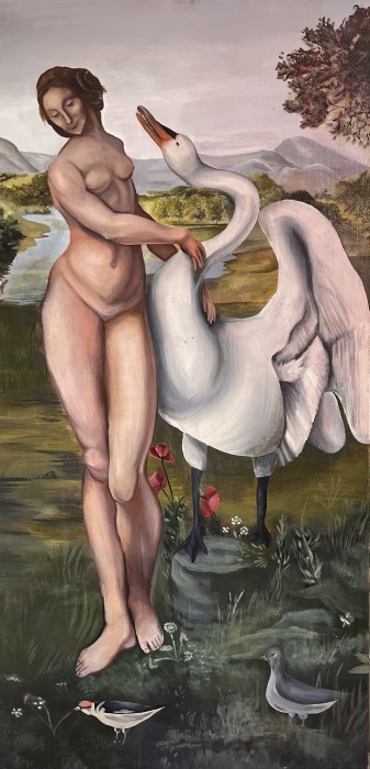 Pictura Leda Si Lebăda