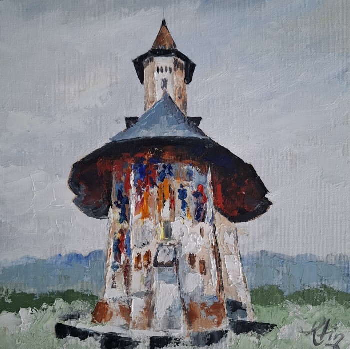 Pictura Vara, La Schitul Din Munți