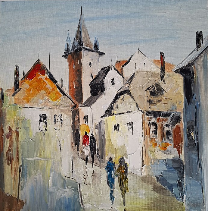 Pictura Prin Târgul Medieval