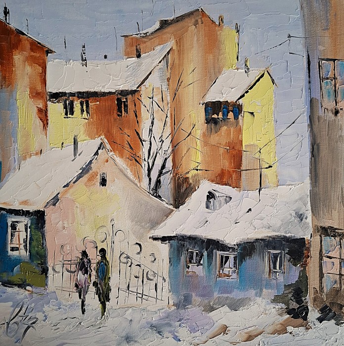 Pictura Iarnă-N Cartierul Vechi