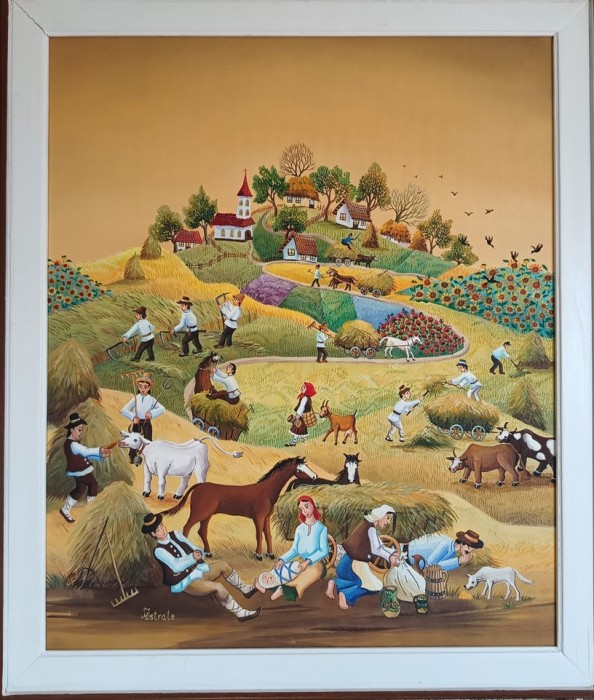Pictura Zi De Vară În Sat