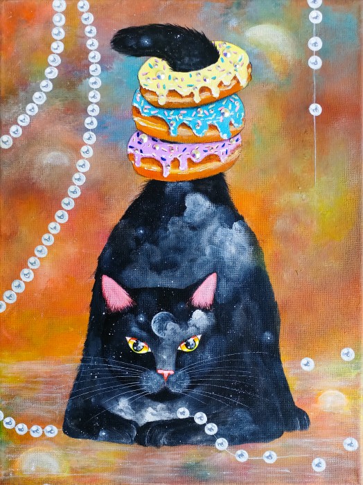 Pictura Donuts And Purrls - Swarovski Details