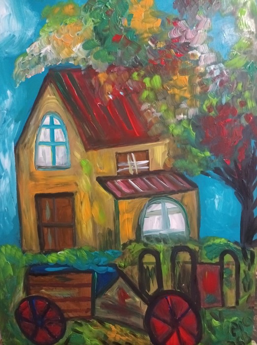 Pictura Peisaj Rural 5