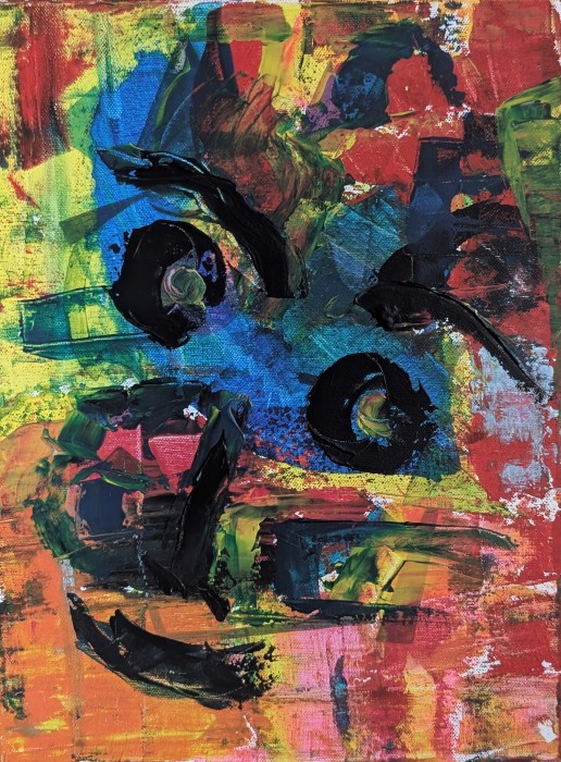 Pictura Privind Viitorul – Tablou Original Abstract