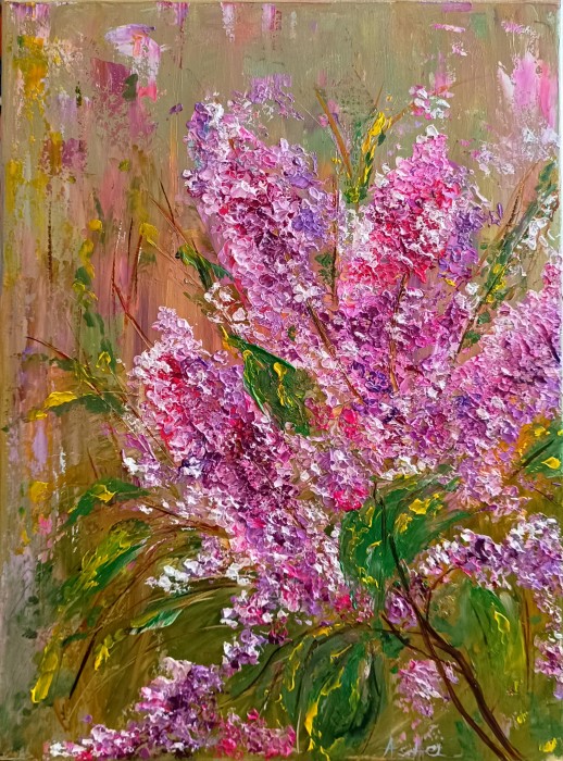 Pictura Flori De Liliac