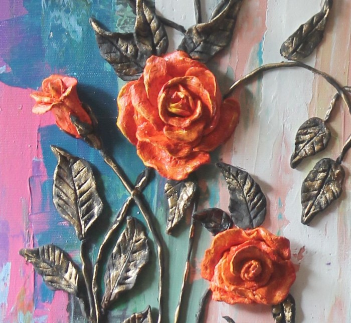 Pictura Detaliu-Abstract Rose