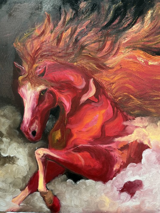 Pictura Cal De Foc