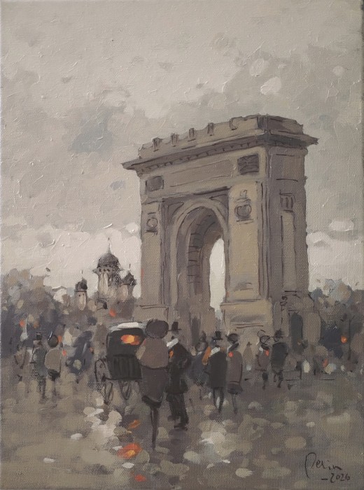 Pictura Arcul De Triumf In Vechiul Bucuresti