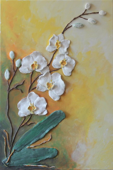 Pictura White Orchid