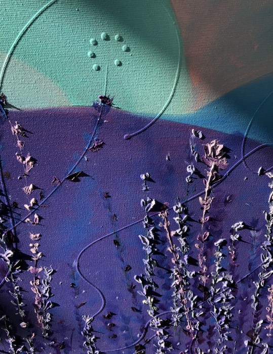 Pictura Lavanda I - Detaliu