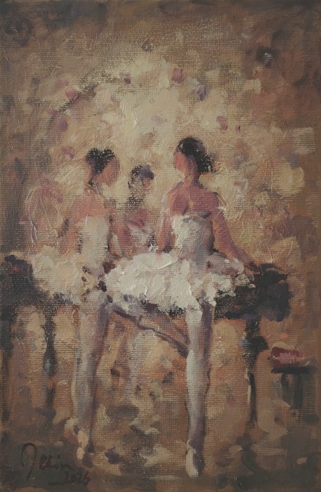 Pictura Balet , Ulei Panza