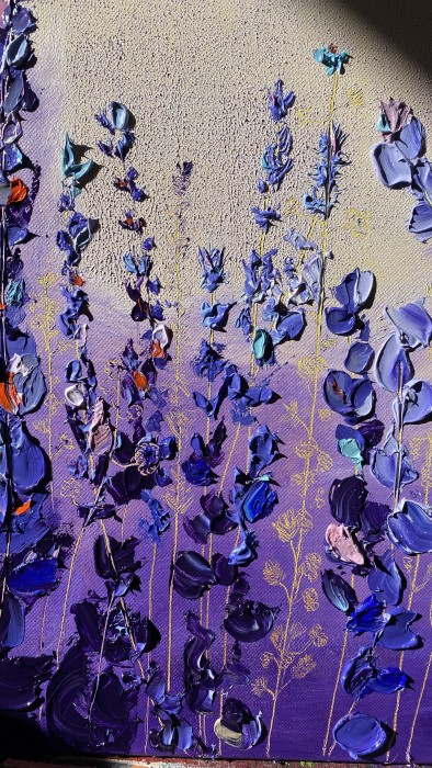 Pictura Lavanda - Detaliu