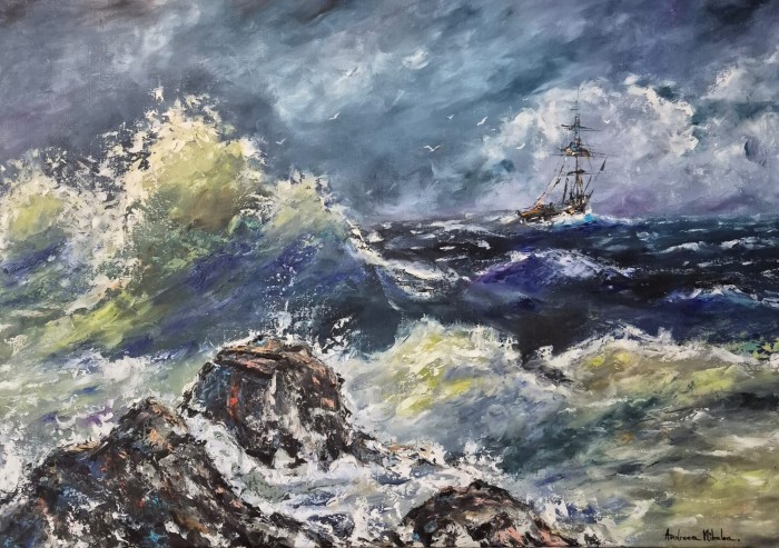 Pictura Peisaj Marin