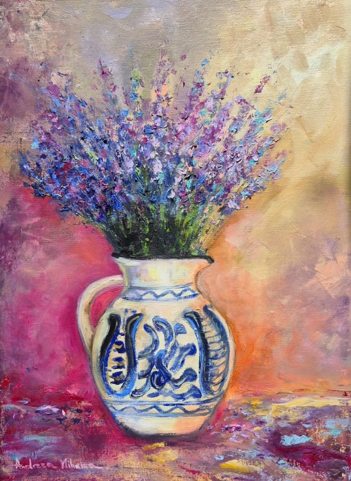 Pictura Canceu Cu Lavanda