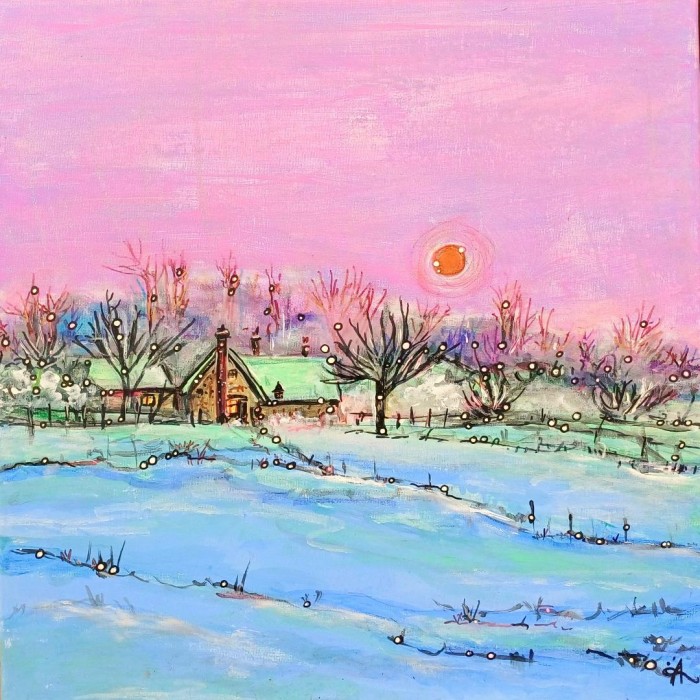 Pictura Răsărit De Decembrie/ December Sunrise