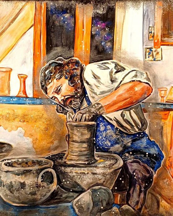Pictura Roata Olarului/ Potter's Wheel