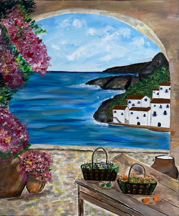 Pictura Fereastra Spre Mediterana