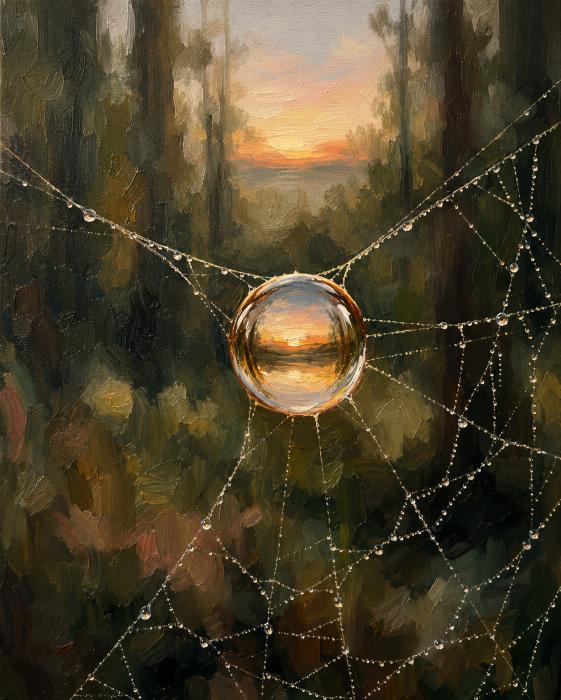Pictura Finding Infinity In A Single Drop Of Morning Dew
