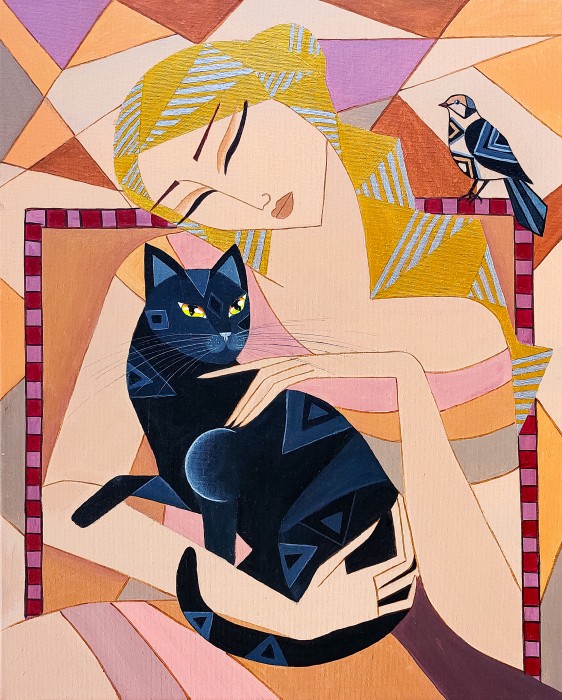 Pictura Pisica Neagra