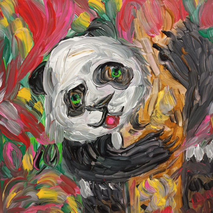 Pictura Baby Panda Playing