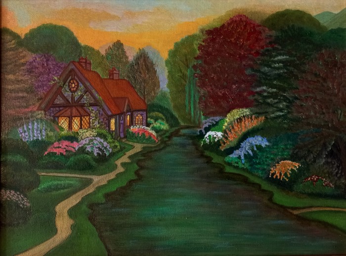Pictura Casa De Langa Rau
