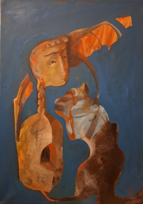Pictura Îngerul Motanului Meu Metalist... Sculptor