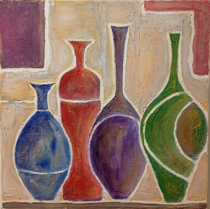 Pictura Vazele Colorate