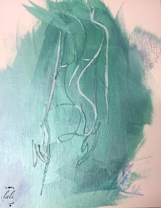 Pictura Silueta Feminina