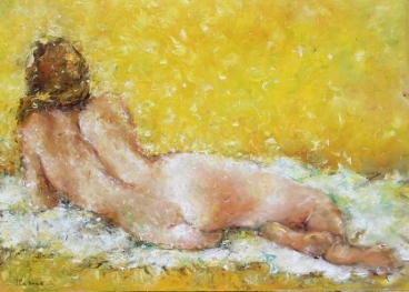 Nud Galben 01 Pictura Nud Galben 01 Pictura
