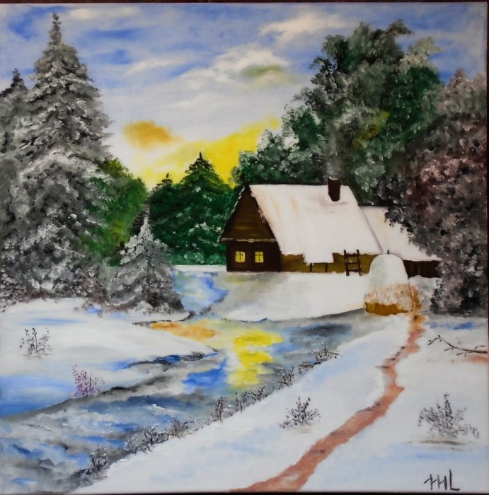 Pictura Natura In Alb