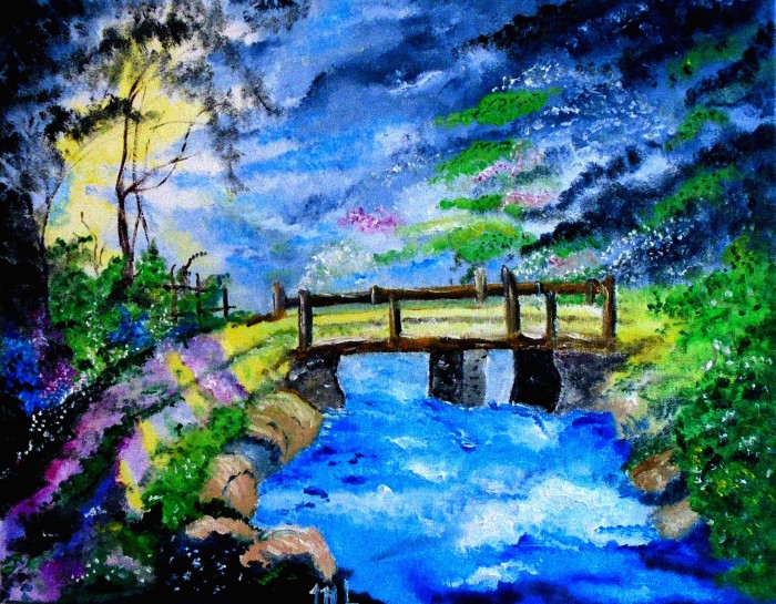 Pictura Noapte Albastra