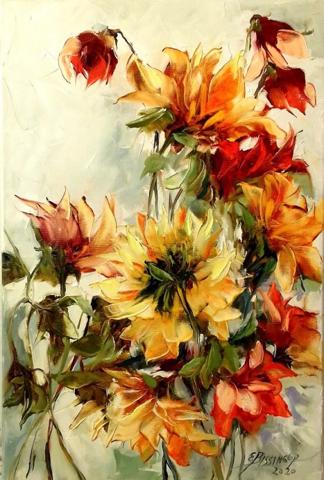 Pictura Flori Galbene