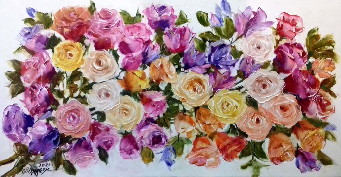 Pictura Trandafiri De Toate Culorile