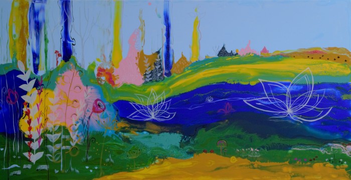 Pictura Colorful Spring Pond