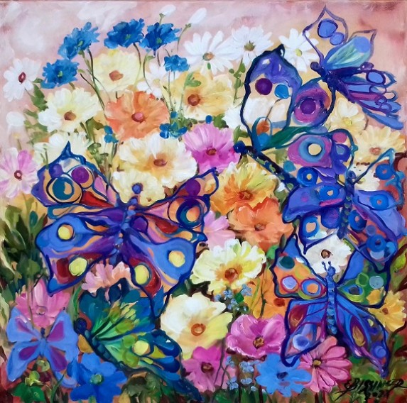 Pictura Fluturi Dansand