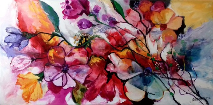 Pictura Poeni Cu Flori