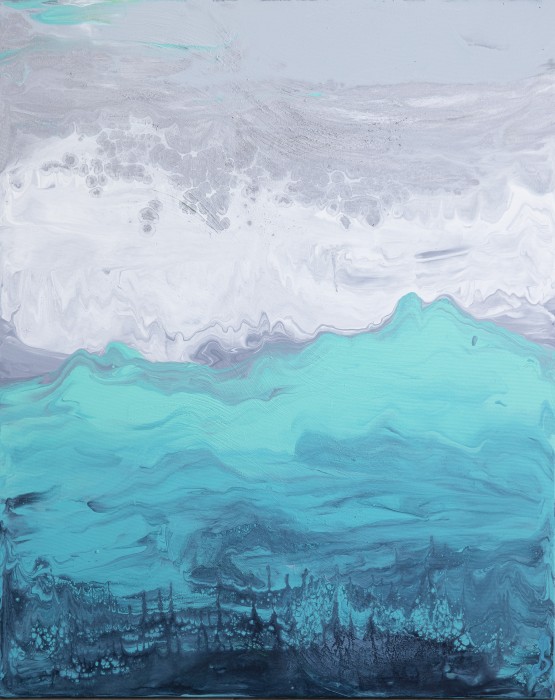 Pictura Turqoise- Grey