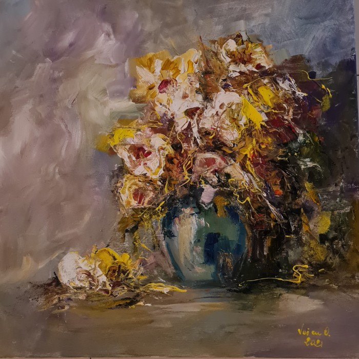 Pictura Vas Cu Flori