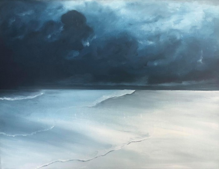 Pictura Ploaie Pe Mare