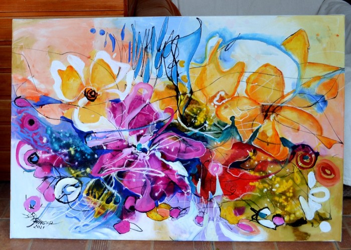 Pictura Abstract Floral