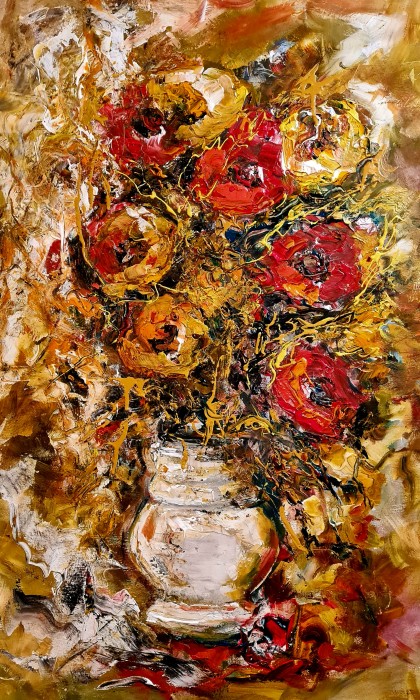 Pictura Vas Cu Flori 7