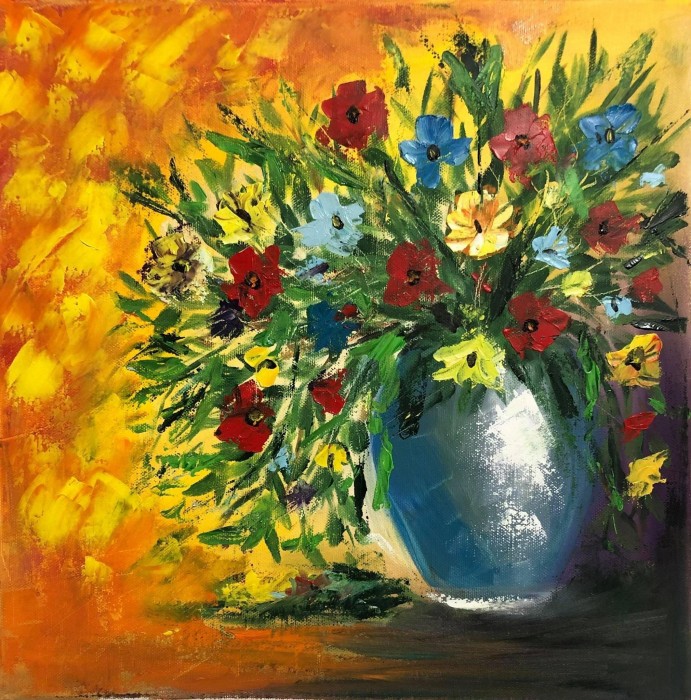 Pictura Flori In Vaza 2