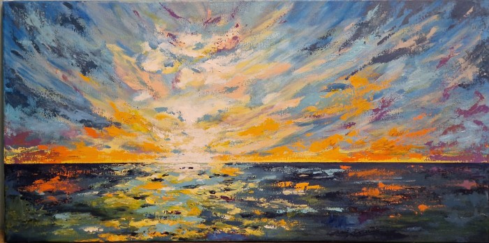 Pictura Apus Pe Mare