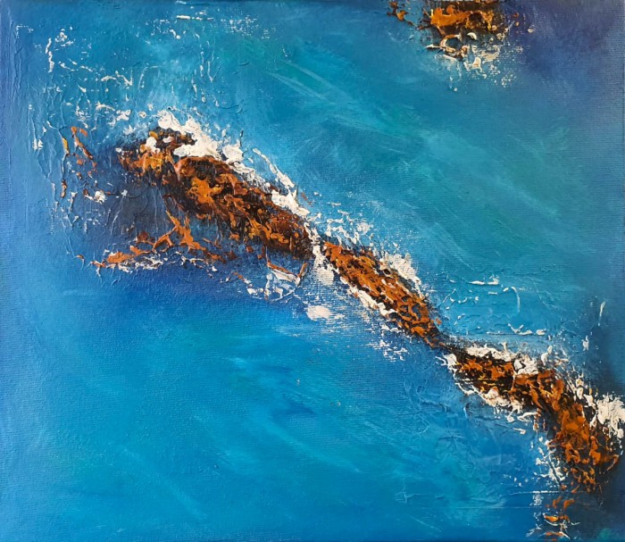 Pictura The Rocks And The Ocean