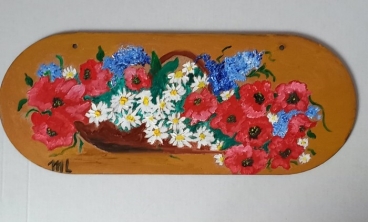 Cos Cu Flori Pictura