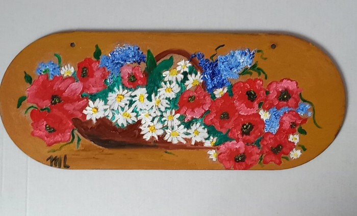 Pictura Cos Cu Flori