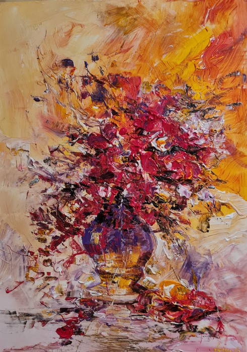 Pictura Vas Cu Flori 5